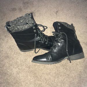 Black Combat Boots